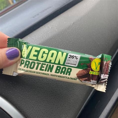 Lidl Vegan Protein Bar Cookies Cream Reviews Abillion