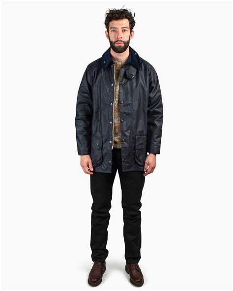 Barbour Bedale Wax Jacket Navy