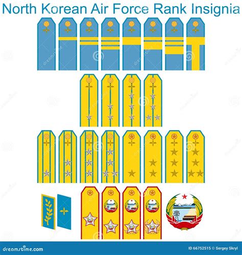 Insignia Air Force North Korean Army Stock Vector - Image: 66752515