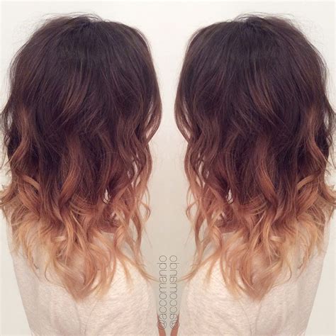 High Contrast Ombre Balayage Brown To Blonde Ombre Hair By Lindsay Accomando From Rock Paper