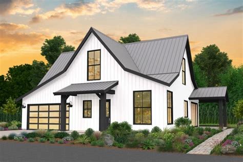 3 Bedroom 2 Story Rustic Barnhouse With Extra Flex Space Floor Plan