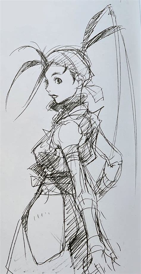 Daily Street Fighter 3 Art On Twitter Ibuki Sketch Artwork Artwork By