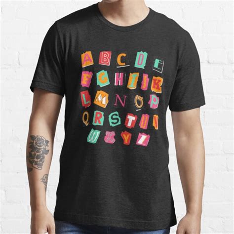 Alphabet Loreabcda To Zenglish Alphabet T Shirt For Sale By