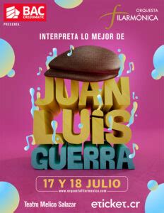 Lo Mejor De Juan Luis Guerra Orquesta Filarm Nica De Costa Rica