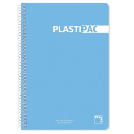 PACSA CUADERNO PLASTIPAC 80 HOJAS 4X4 TAPAS POLIPROPILENO FOLIO 90GR