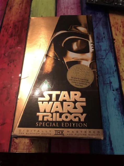 Star Wars Trilogy Special Edition Vhs Pal Return Of Jedi Empire Strikes