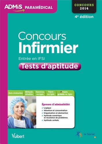 Concours Infirmier Entr E En Ifsi Tests D Aptitude Concours