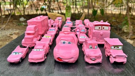 Membersihkan Mobil Mobilan Lightning Mcqueen Disney Pixar Cars Tayo