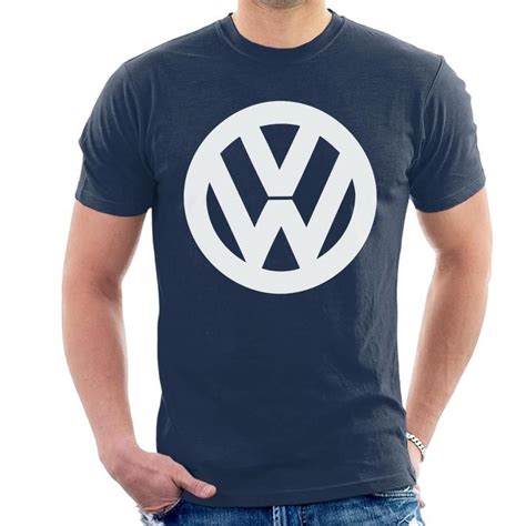 Volkswagen Classic White Vw Logo Mens T Shirt V Tements Cadeaux Et