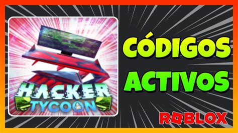 CODIGOS ACTIVOS de HACKER TYCOON Códigos de Hacker Tycoon Roblox