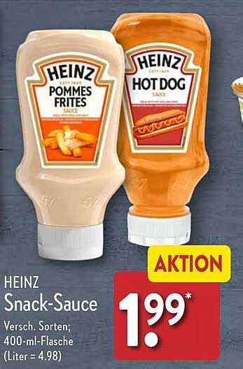 Heinz Snack Sauce Angebot Bei ALDI Nord 1Prospekte De