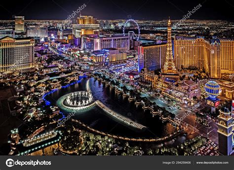 Las Vegas Nevada 2019 Panoramic View Las Vegas Strip Stock Editorial