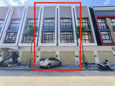 4 Bedroom Shophouse For Sale At Borey Peng Huoth The Star Platinum Eco