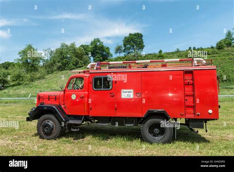 L Tzelbach Hesse Allemagne Magirus Deutz F Mercur A Moteur