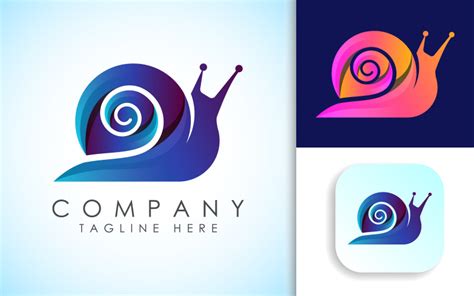 Modern Abstract Snail Logo Design 324857 TemplateMonster