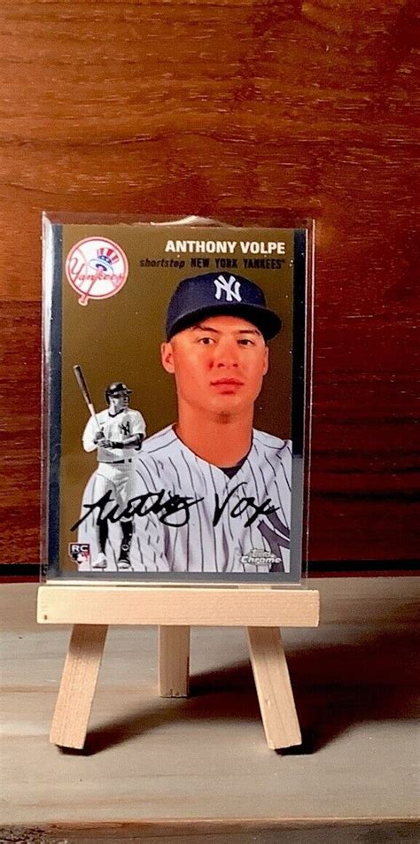 2023 Topps Chrome Platinum Anniversary 100 Anthony Volpe New York