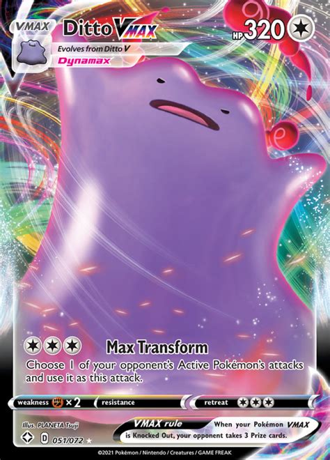 Ditto VMAX Shining Fates Rare Holo VMAX Pokemon TCG DigitalTQ