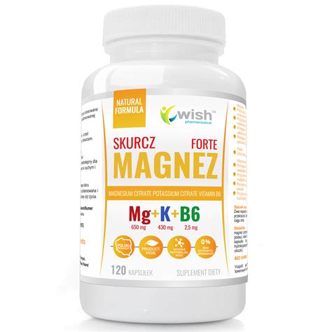 Magnez Potas Cytrynian P 5 P B6 Forte 120kap 8291828030 Allegro Pl