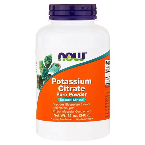 Kaliumcitrate Pulver Potassium Citrate Powder 340 G Nutravit