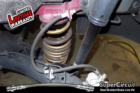 SUPERCIRCUIT Steel Braided Brake Lines: Honda CR-Z Steel Braided Brake ...