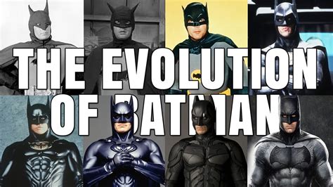 The Evolution Of Batman Poster