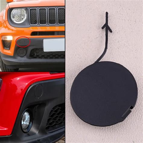 Furulu Front Bumper Tow Hook Eye Cap For 2015 2020 Jeep Renegade