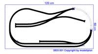 Modellplan Fleischmann Piccolo N Gleisplan X Cm