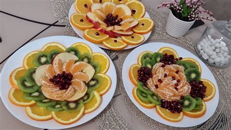Новогодишна Чинија со Овошје. decorative plate with fruit - YouTube
