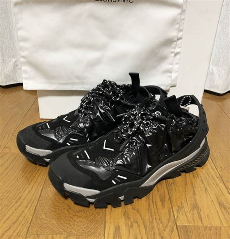 美品 Calvin Klein 205W39NYC by Raf Simons CARSDAT ダッドスニーカー 42 ブラック カルバン