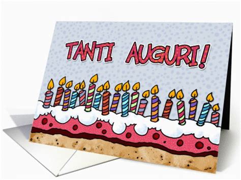 Funny Italian Birthday Cards Tanti Auguri Italian Birthday Card