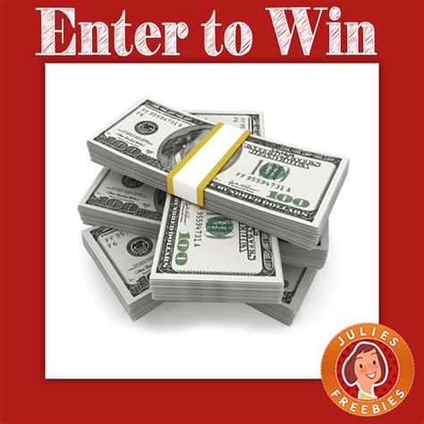 $10,000 All Cash Sweepstakes - Julie's Freebies