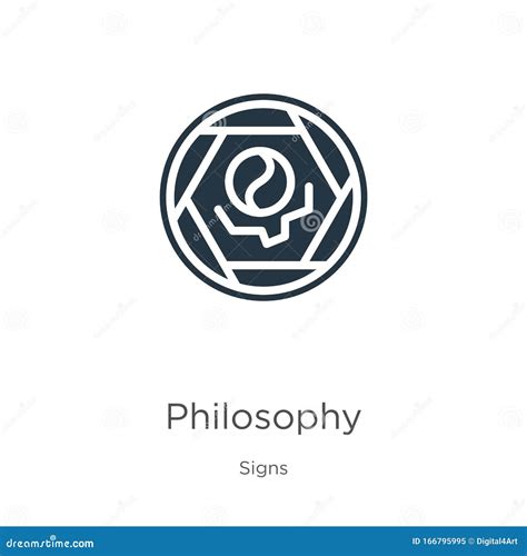 Philosophy Icon Vector Trendy Flat Philosophy Icon From Signs