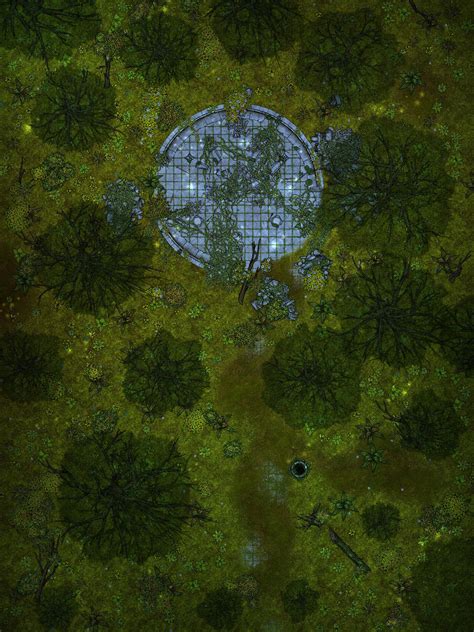 Forest Ruin 30x40 More Info In Comments R Battlemaps