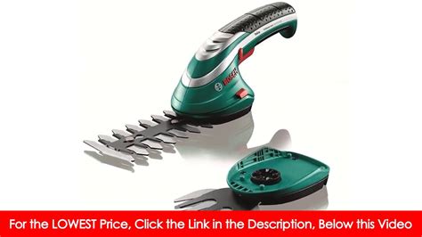 Bosch Isio Cordless Shrub And Grass Shear Set Youtube