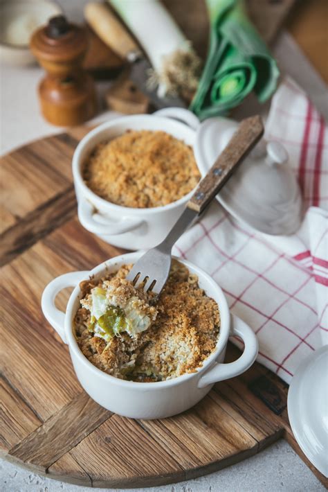 Crumble salé Poireaux et Parmesan Recette Tangerine Zest