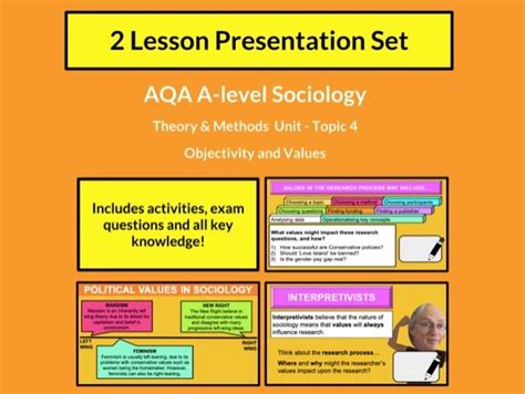 Objectivity And Values Aqa A Level Sociology Theory And Methods