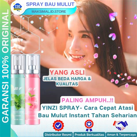 Jual Penghilang Bau Mulut Ampuh Spray Pengharum Penyegar Nafas Mulut