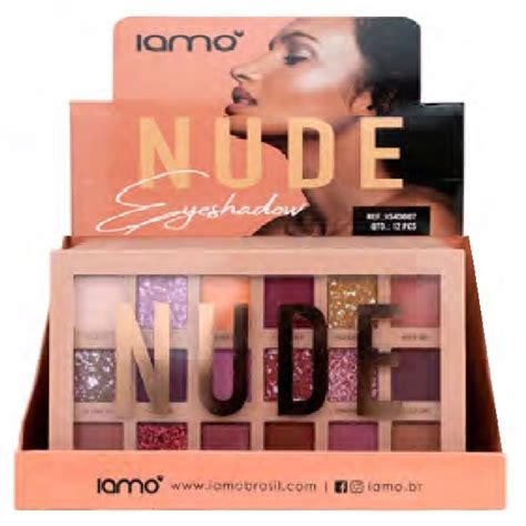 12 Box Paleta De Sombras Nude Atacado Iamo Shopee Brasil