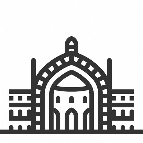 Lucknow, rumi darwaza, monument, landmark icon - Download on Iconfinder