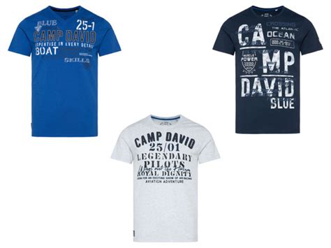 Camp David Herren T Shirt mit Druck von Lidl für 14 99 ansehen