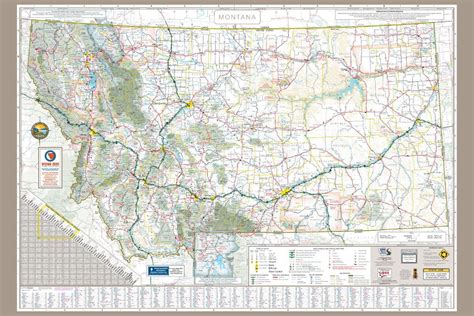 Montana Road Map Directory: Scenic Routes and Highways - Pocket Montana