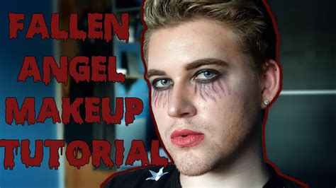 Easy Fallen Angel Halloween Makeup Tutorial Face Mask Fridays