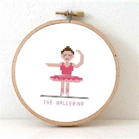 X Ballerina Cross Stitch Pattern Studio Koekoek