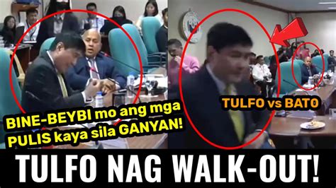 Mga Pulis Naging BABY Sa SENADO Dahil Kay BATO TULFO Vs BATO MAINIT