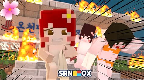 목욕탕에 갔는데 불이 났다🔥사장님이 아직 안에 있어 구해야만 해 마인크래프트 상황극 Minecraft 플레르tv