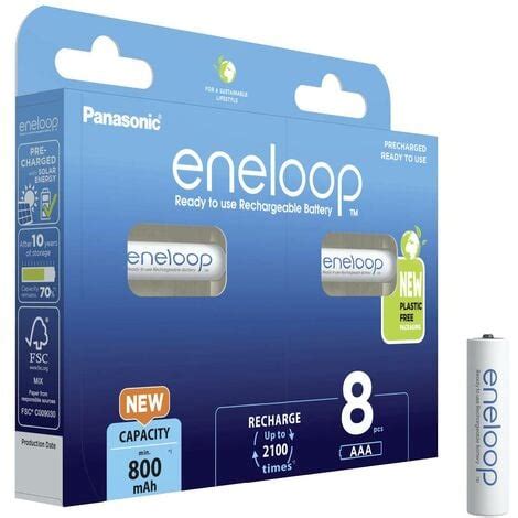 Eneloop Eneloop Hr Pile Rechargeable Lr Aaa Nimh Mah V Pc S