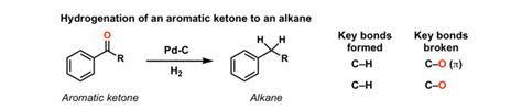 Reduction Of Aromatic Ketones To Alkanes With Pd C And Hydrogen Master Organic Chemistry