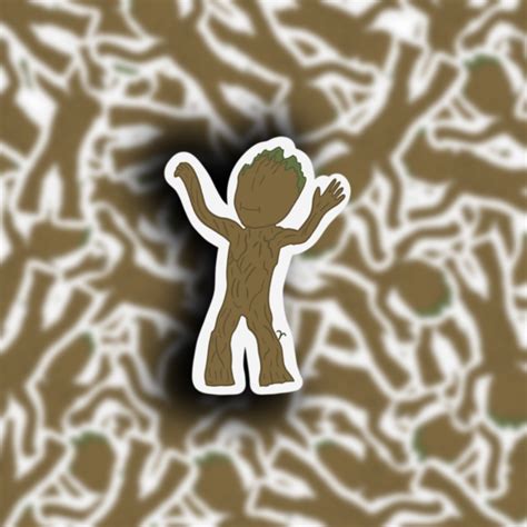 Baby Groot Sticker Etsy