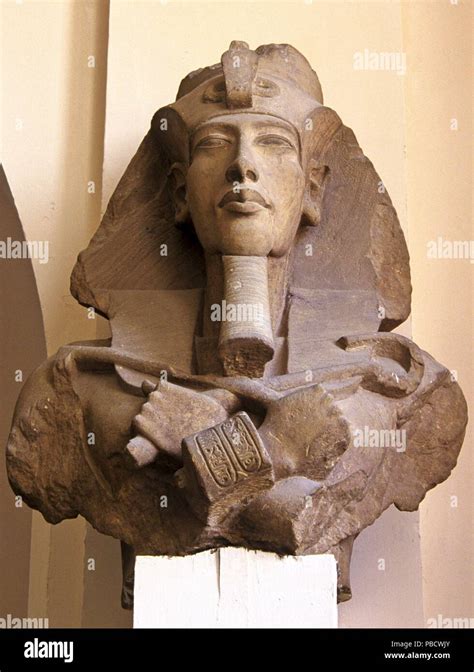 Statue Of Pharaoh Akhenaten 14th Century BC Museum Of Egyptian