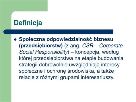 PPT Społeczna odpowiedzialność biznesu PowerPoint Presentation free